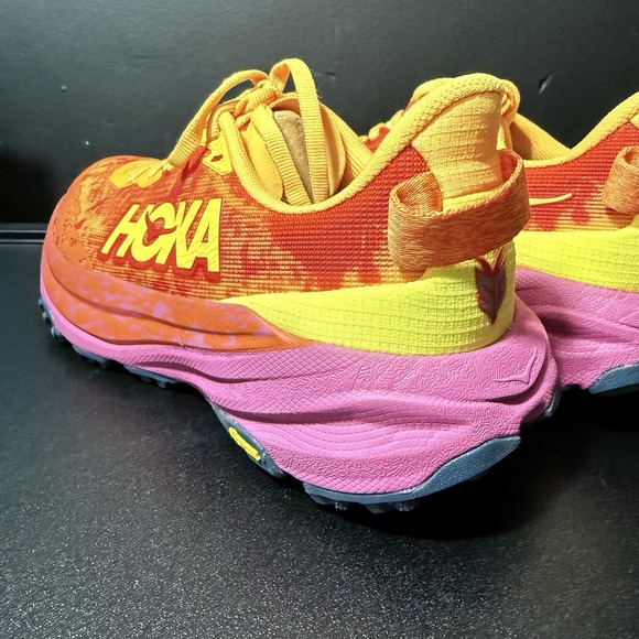 Hoka One One Speedgoat 6 Shoes Sherbet Beet Root orange Womens Sz 6 B Sneakers - Picture 9 of 16